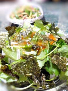 大根と三つ葉と韓国海苔のサラダ-レシピのメイン写真
