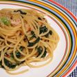 *ターサイとカニの和風パスタ*