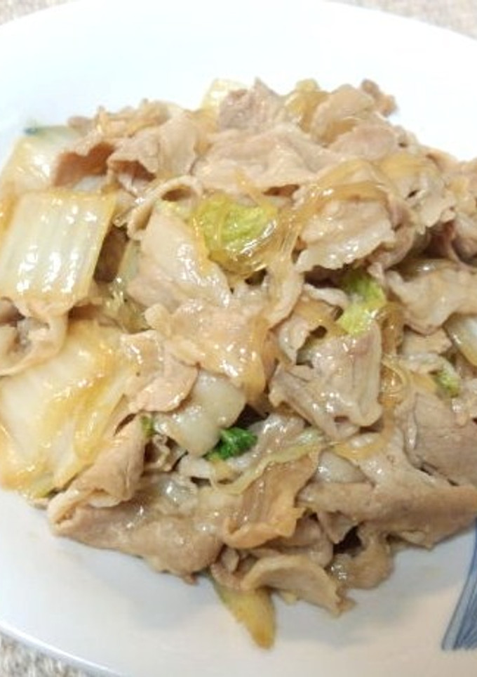 豚肉と白菜の炒め物-レシピのメイン写真
