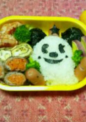ハロウィン弁当 ミッキーおばけ♪-レシピのメイン写真