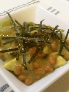 栄養満点★アボカドの納豆和え★-レシピのメイン写真