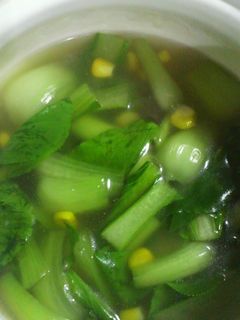 とろりん♪チンゲン菜の中華スープ-レシピのメイン写真
