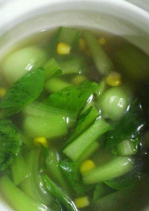 とろりん♪チンゲン菜の中華スープ-レシピのメイン写真