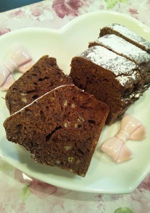 ♥チョコリンバナナくるみケーキ♥-レシピのメイン写真