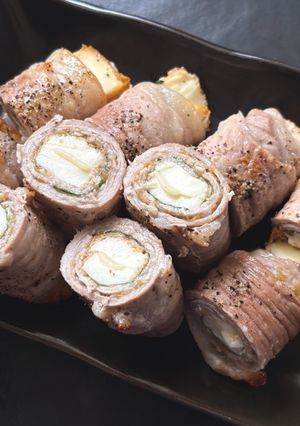 厚揚げの梅肉大葉肉巻き-レシピのメイン写真