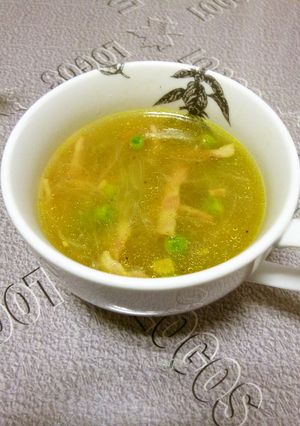 あったかコンソメカレー風味スープ-レシピのメイン写真