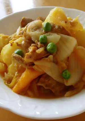 ご飯がすすむ♡キムチ肉じゃが　バター醤油-レシピのメイン写真