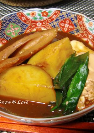さつまいもと豆腐の味噌煮込み鍋-レシピのメイン写真
