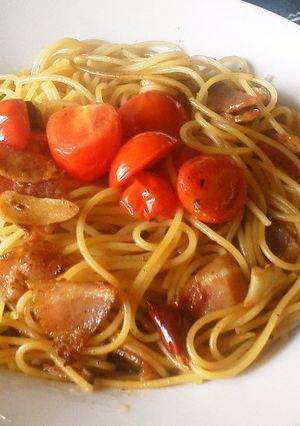 麺つゆで作る✿和風ペペロンチーノ✿-レシピのメイン写真