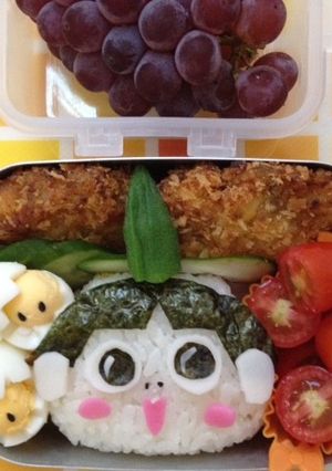 年長さんのお弁当（おじゃる丸）-レシピのメイン写真