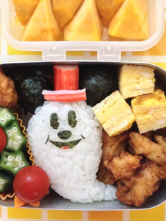 年長さんのお弁当(ハロウィンミッキー)-レシピのメイン写真