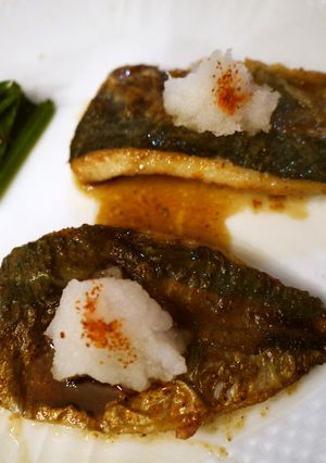 鯵の和風ムニエル 　ピリ辛おろしソース♪-レシピのメイン写真