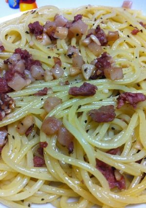 コンビーフのパスタ-レシピのメイン写真