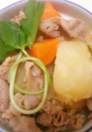 豚肉de肉じゃが-レシピのメイン写真