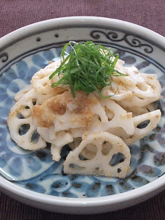 れんこんのごま梅酢合え-レシピのメイン写真