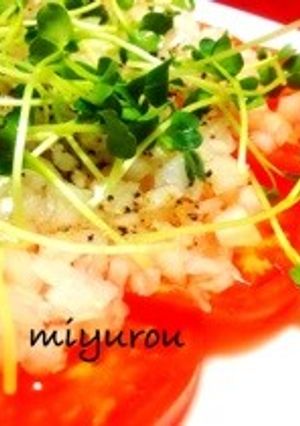 我が家のニンニク風味トマトサラダ♡-レシピのメイン写真