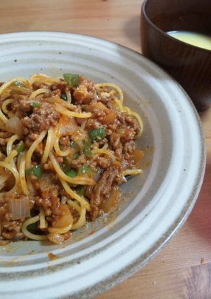 シンプル＊ミートソーススパゲティー-レシピのメイン写真