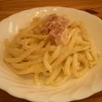 牛乳で★おうどんカルボナーラ