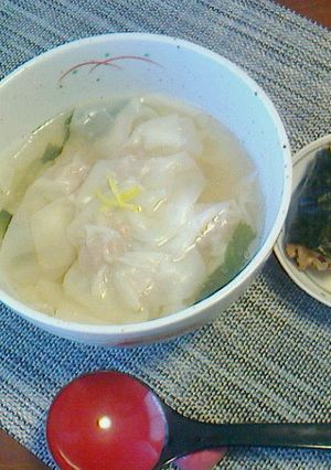おかずワンタンスープ〜ゆず風味〜-レシピのメイン写真