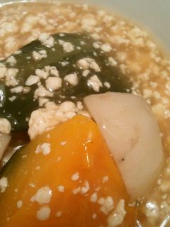 かぼちゃのあったか豆腐そぼろ餡かけ-レシピのメイン写真