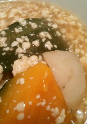 かぼちゃのあったか豆腐そぼろ餡かけ-レシピのメイン写真