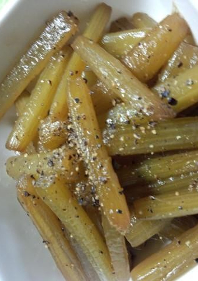 ふきのバター胡椒炒め-レシピのメイン写真