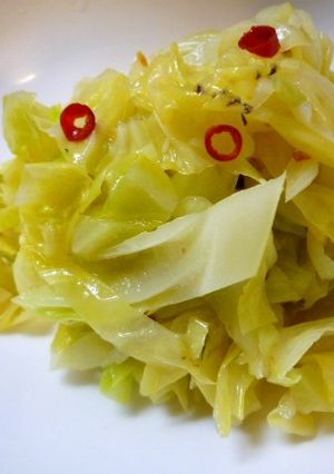 キャベツのアンチョビ風味-レシピのメイン写真