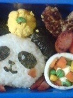 キャラ弁♪パンダちゃん弁当-レシピのメイン写真