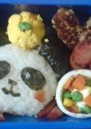 キャラ弁♪パンダちゃん弁当-レシピのメイン写真