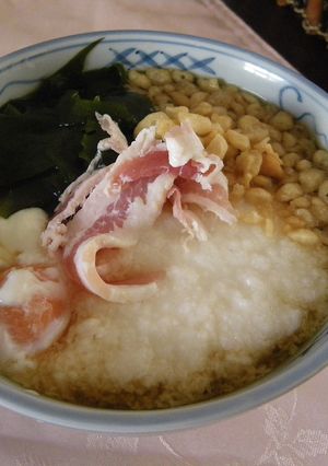 温泉卵で稲庭うどん・いよっ！眞壁屋-レシピのメイン写真