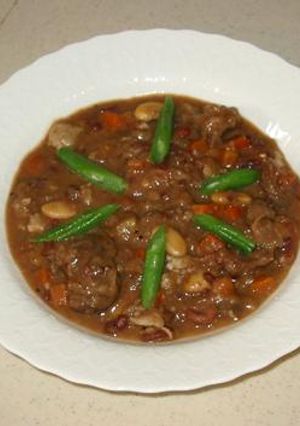 牛筋豆(お酢の1日の必要量はとれます)-レシピのメイン写真