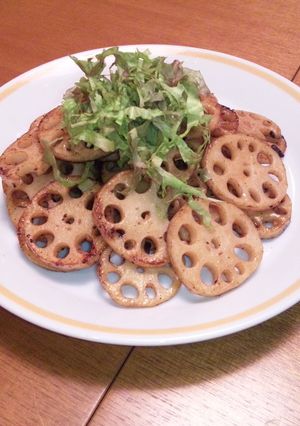 超簡単！れんこんのバルサミコハーブ炒め-レシピのメイン写真
