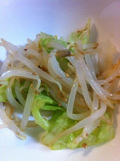 もやしとレタスの酢醤油和え♡-レシピのメイン写真