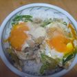 かんたん!目玉のたまご丼!
