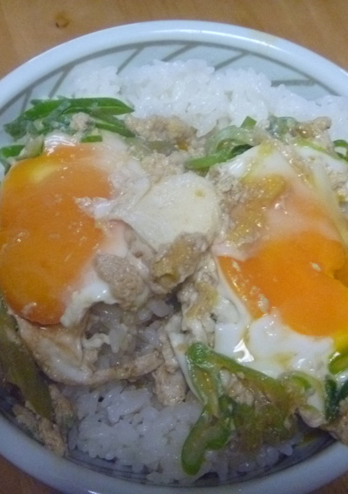 かんたん！目玉のたまご丼！-レシピのメイン写真