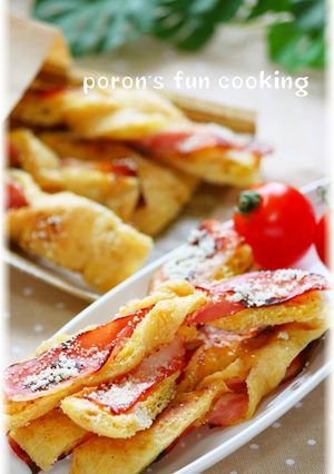 お揚げ&ベーコンのツイストスティック-レシピのメイン写真