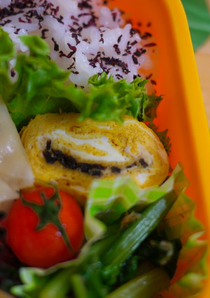 昆布の佃煮をINの卵焼き♡-レシピのメイン写真