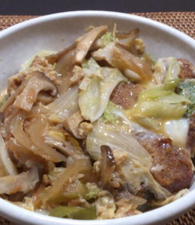 きのこカツ丼-レシピのメイン写真