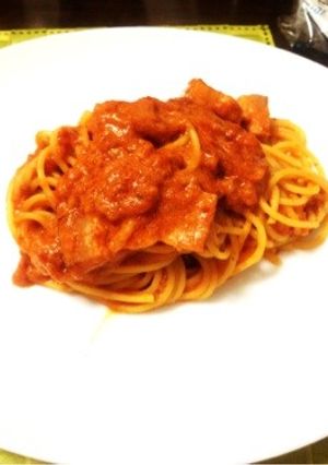 トマトクリームパスタ-レシピのメイン写真