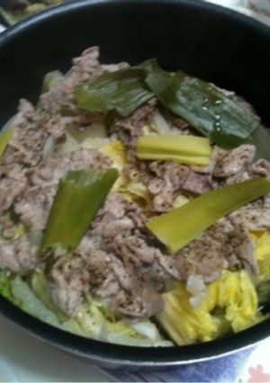 ＊白菜と豚肉のミルフィーユ…にしない鍋＊-レシピのメイン写真