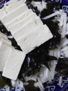 大根とわかめと豆腐のサラダ-レシピのメイン写真