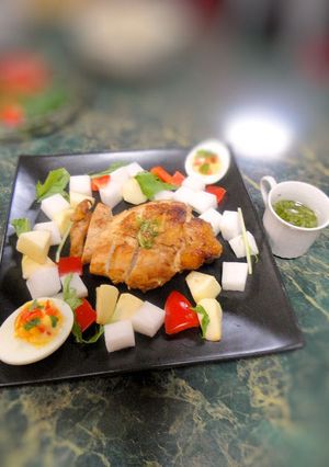 ホエーを使って☆焼きチキンＸ’ｍａｓにも-レシピのメイン写真