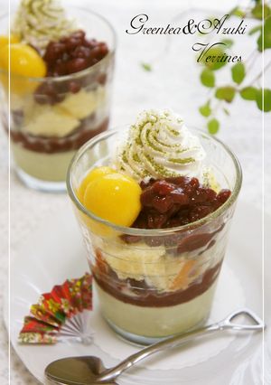 ⁂抹茶と小豆で❀和のヴェリーヌ⁂-レシピのメイン写真