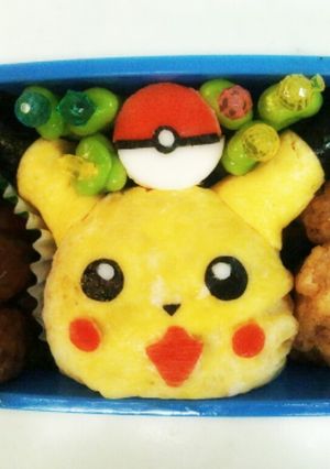 ピカチュウオムライス-レシピのメイン写真