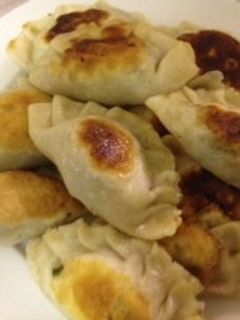 皮から自家製ほうれん草のジャンボ餃子-レシピのメイン写真