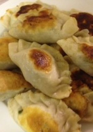 皮から自家製ほうれん草のジャンボ餃子-レシピのメイン写真