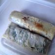 餃子の具の余りで春巻き