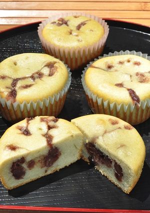 抹茶のヘルシー餡ケーキ-レシピのメイン写真