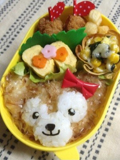 キャラ弁☆ダッフィー-レシピのメイン写真