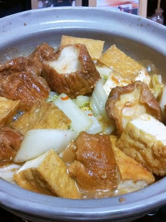 白菜と厚揚げのキムチ鍋-レシピのメイン写真